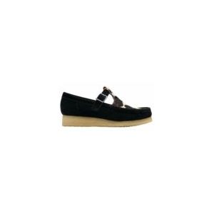 Clarks - Wallabee T Bar - Schoenen - Zwart - Suède