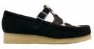Clarks - Wallabee T Bar - Schoenen - Zwart - Suède
