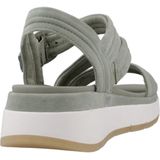 Clarks - Tuscan Strap - Sandalen - Lichtgroen - Suède Bovenwerk, Contour Cushion Voetbed
