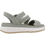 Clarks - Tuscan Strap - Sandalen - Lichtgroen - Suède Bovenwerk, Contour Cushion Voetbed