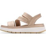Clarks Tuscan Strap Sandale, Sandalette, Flats, Sommerschuh mit Plateausohle