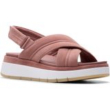 Clarks Tuscan Cross Sandale, Sandalette, Flats, Sommerschuh mit Plateausohle