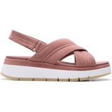 Clarks - Tuscan Cross - Sandalen - Crèmekleurig - Leer