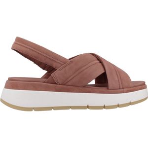 Clarks - Tuscan Cross - Sandalen - Crèmekleurig - Leer