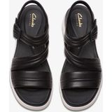 Clarks - Tuscan Strap - Sandalen - Zwart - Leer
