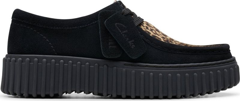 Clarks - Torhill Bee - Nette Schoenen - Luipaardprint - Suède