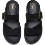Clarks - Aristella - Sandalen - Zwart - Suède
