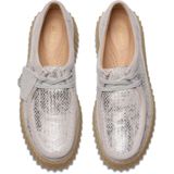 Clarks - Torhill Bee - Nette Schoenen - Zilver Metallic - Leren Bovenkant