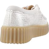 Clarks - Torhill Bee - Nette Schoenen - Zilver Metallic - Leren Bovenkant