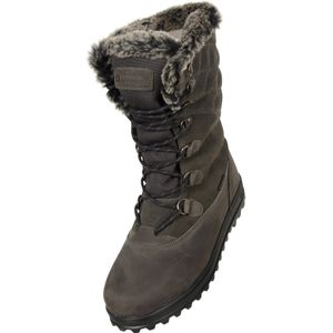 Mountain Warehouse Dames/Dames Vostok Leren Sneeuwlaarzen (Grijs)