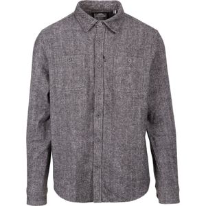Trespass - Potsgrove Overhemd - Blauw - 90% Polyester, 10% Wol - Visgraat