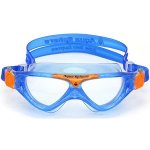 Aquasphere Kinder/Kids Vista Zwembril (One Size) (Blauw/oranje)