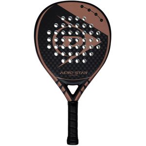 Dunlop Aerostar tafeltennisbatje voor kinderen/Kinderen (One Size) (Zwart/Bruin)