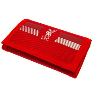 Liverpool FC Ultra Crest Nylon Portemonnee (One Size) (Rood/Wit)