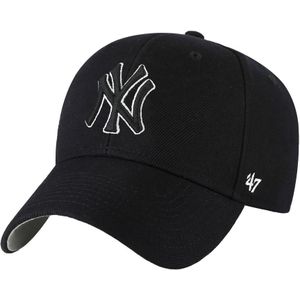 New York Yankees MVP 47 Baseball Cap (One Size) (Zwart/Wit)