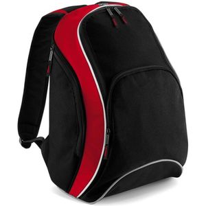 Bagbase Teamwear rugzak  (Zwart/Klassiek Rood)