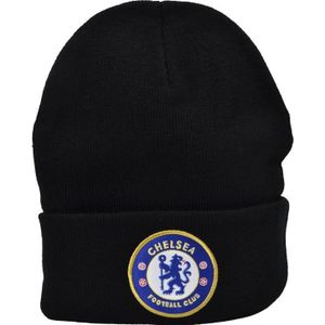 Chelsea FC Unisex Adult Crest Knitted Beanie