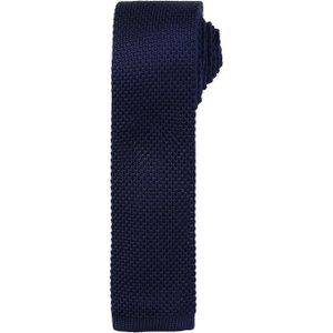 Premier Unisex gebreide stropdas voor volwassenen (Marine)