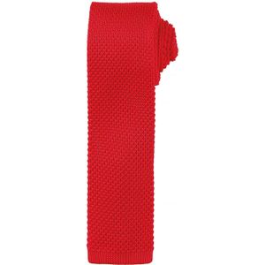 Premier Unisex gebreide stropdas voor volwassenen (Rood)