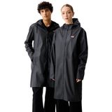 Hunterunisex. ARU0002242 Regenjas Andrea Pu zwart (S), Casual, Siliconen, Ondoordringbaar