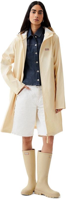 Hunter - Andrea PU Raincoat - Regenjas - Gravel - Unisex