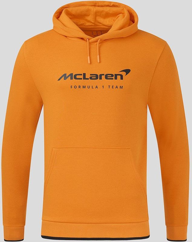 McLaren - Logo Hoody - Oranje - Katoen
