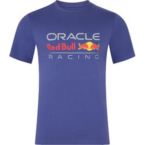 Red Bull Racing - T-shirt - Blauw - Large Front Logo - Max Verstappen