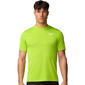 Castore - Engineered Knit SS T-Shirt - Wit - Ademend Materiaal