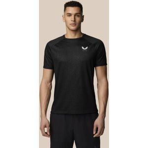 Castore - Short Sleeve T-Shirt - Zwart - Aertek-technologie