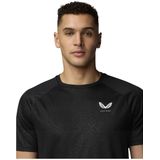 Castore - Short Sleeve T-Shirt - Zwart - Aertek-technologie