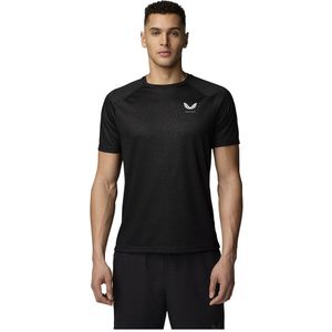 Castore - Short Sleeve T-Shirt - Zwart - Aertek-technologie