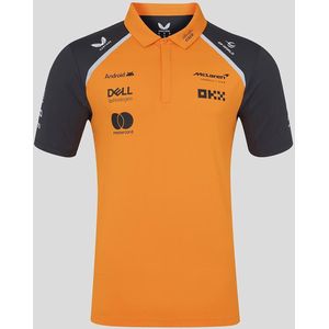 McLaren - Teamline Polo - Oranje - Polyester en Elastaan