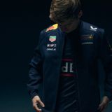 Red Bull Racing - Team Bomber Jacket 2025 - Unisex - Zwart - 70% Katoen, 26% Polyester, 4% Elastaan