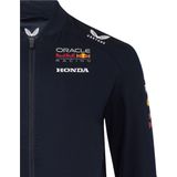 Red Bull Racing - Team Bomber Jacket 2025 - Unisex - Zwart - 70% Katoen, 26% Polyester, 4% Elastaan