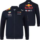 Red Bull Racing - Team Bomber Jacket 2025 - Unisex - Zwart - 70% Katoen, 26% Polyester, 4% Elastaan