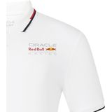 Red Bull Racing - Polo - Wit - 48% Katoen, 44% Polyester, 8% Elastaan