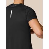 Flow - Training Muscle Grip T-shirt - Zwart - AerTek Technologie - Ademend