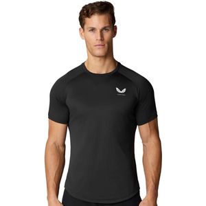 Flow - Training Muscle Grip T-shirt - Zwart - AerTek Technologie - Ademend