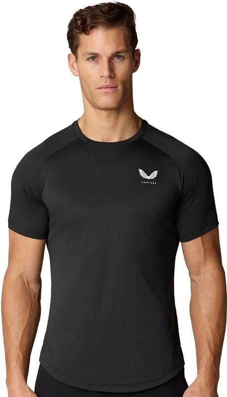 Flow - Training Muscle Grip T-shirt - Zwart - AerTek Technologie - Ademend