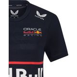 Oracle Red Bull Racing Dames Teamline Max Verstappen Set Up T-shirt - Night Sky