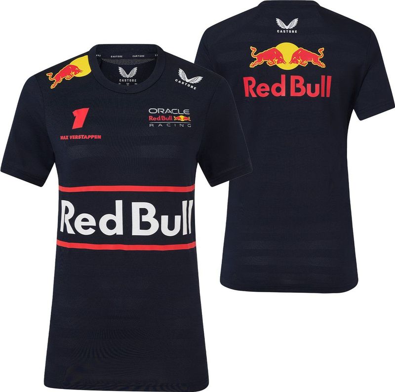 Oracle Red Bull Racing Dames Teamline Max Verstappen Set Up T-shirt - Night Sky