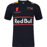Castore - Max Verstappen - T-Shirt - Rood - Inset Korte Mouwen, Ronde Halsopening