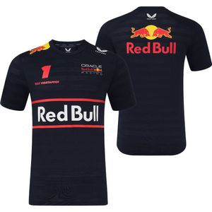 Castore - Red Bull Racing - T-Shirt - Blauw - 94% Polyester / 6% Elastaan