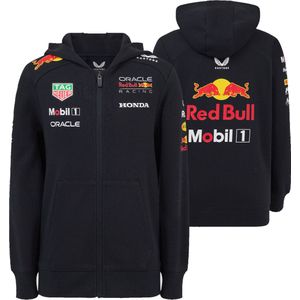 Red Bull Racing - Team Full Zip Hoodie - Kids - Blauw - 2025
