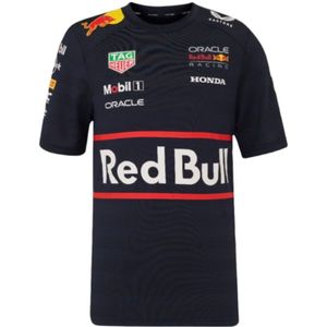 Castore - Red Bull Racing T-shirt - Rood - Jacquard Stof
