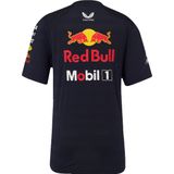 Castore - Red Bull Racing 2025-2026 - T-shirt - Rood - Jacquard Stof, Regular Fit
