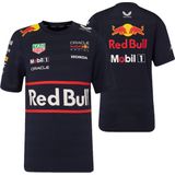 Castore - Red Bull Racing 2025-2026 - T-shirt - Rood - Jacquard Stof, Regular Fit