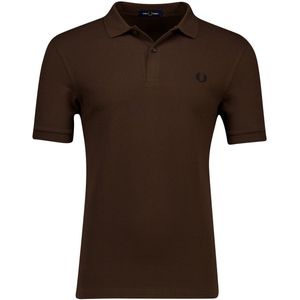 Fred Perry - Poloshirt - Bruin - Katoen