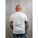 Fred Perry - Fp T-Shirt - Streetwear - Kleur: Light Ecru / Olive Mint - 100% Katoen