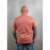 Fred Perry - M1588 - T-shirt - Roze - Katoen, Modern-fit, Korte Mouw